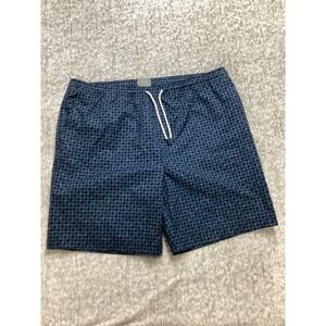 Berkley‎ Jensen Mens XXL Swim Trunks Blue Geometric Medallion Print Board Shorts